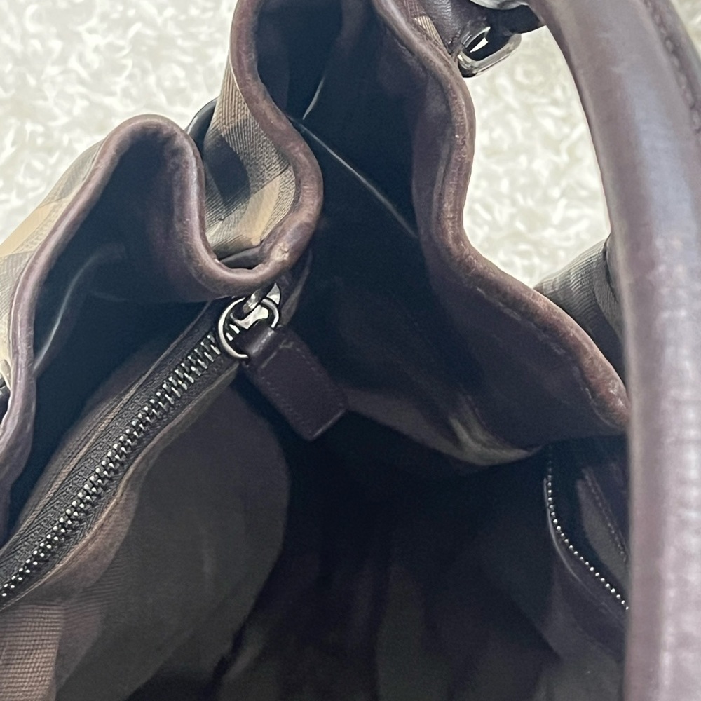 Burberry Walden Hobo Smoked Nova Check Bag - Picture 13 of 16